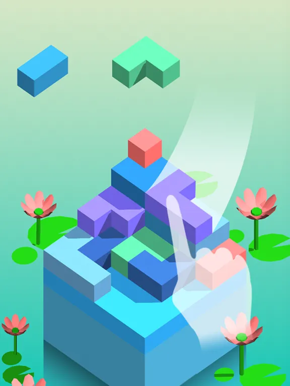SquareStack - Zen Casual Game iPad  스크린샷