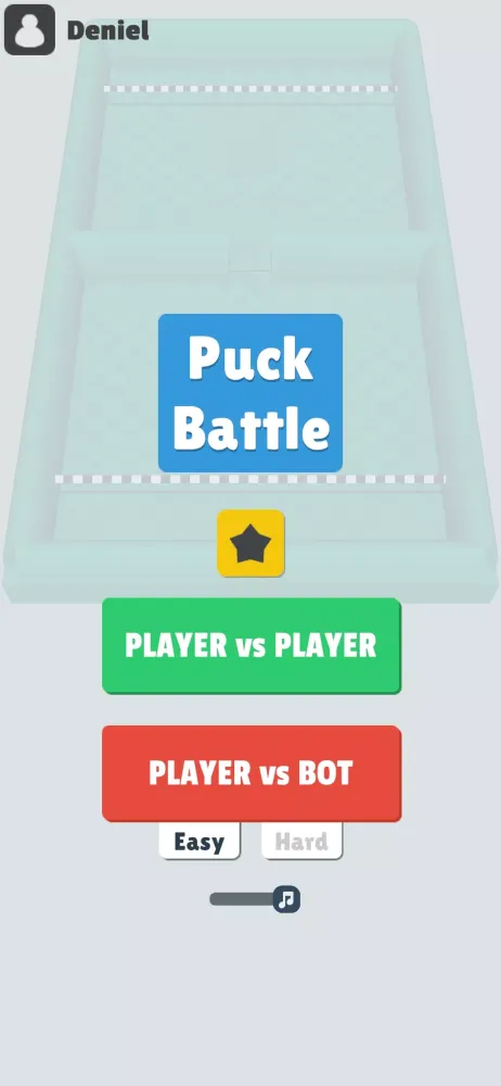 Ảnh chụp màn hình của Puck Battle 2 Player Game