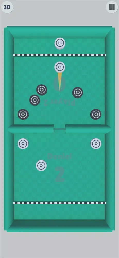 Ảnh chụp màn hình của Puck Battle 2 Player Game