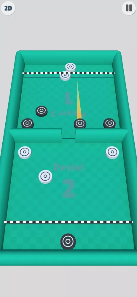 Ảnh chụp màn hình của Puck Battle 2 Player Game