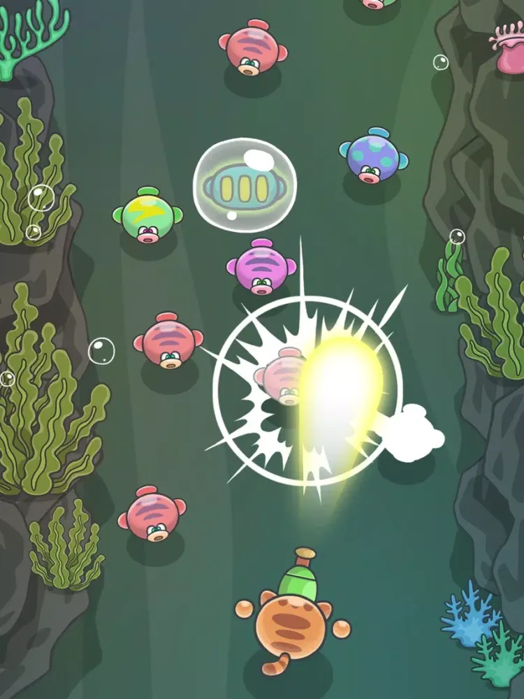 Tangkapan skrin Cat Water Adventure - POP Fish iPad 