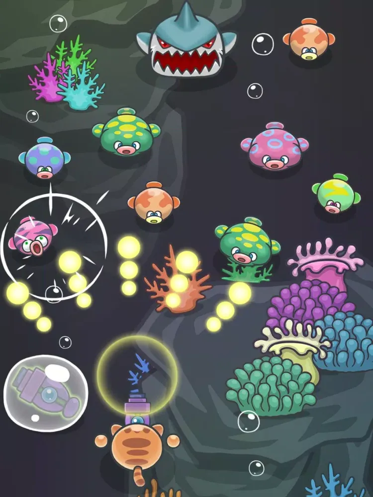 Tangkapan skrin Cat Water Adventure - POP Fish iPad 