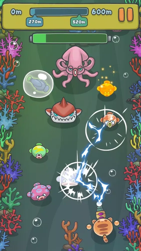 Tangkapan skrin Cat Water Adventure - POP Fish
