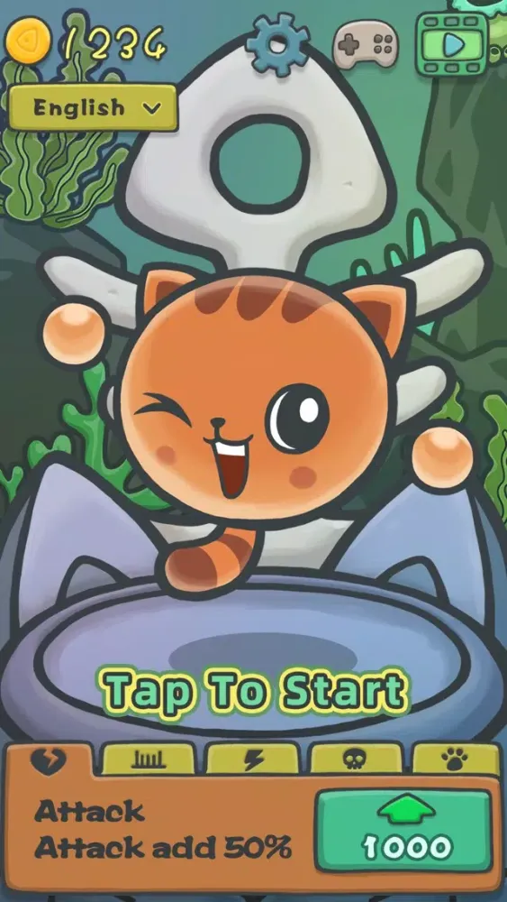 Tangkapan skrin Cat Water Adventure - POP Fish
