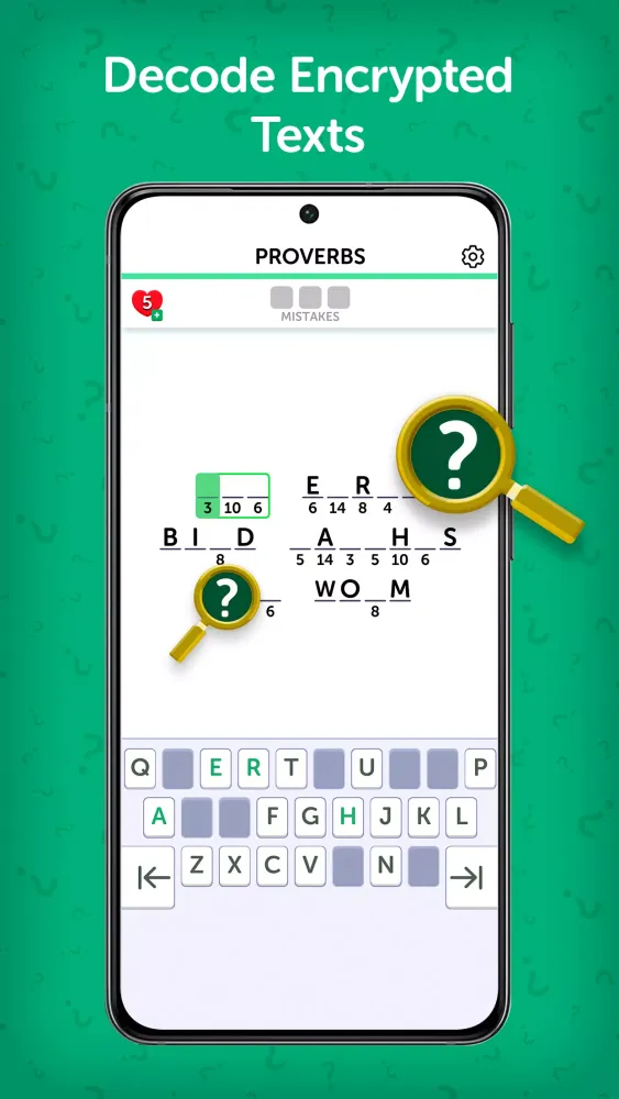 Capturas de pantalla de Cryptowords