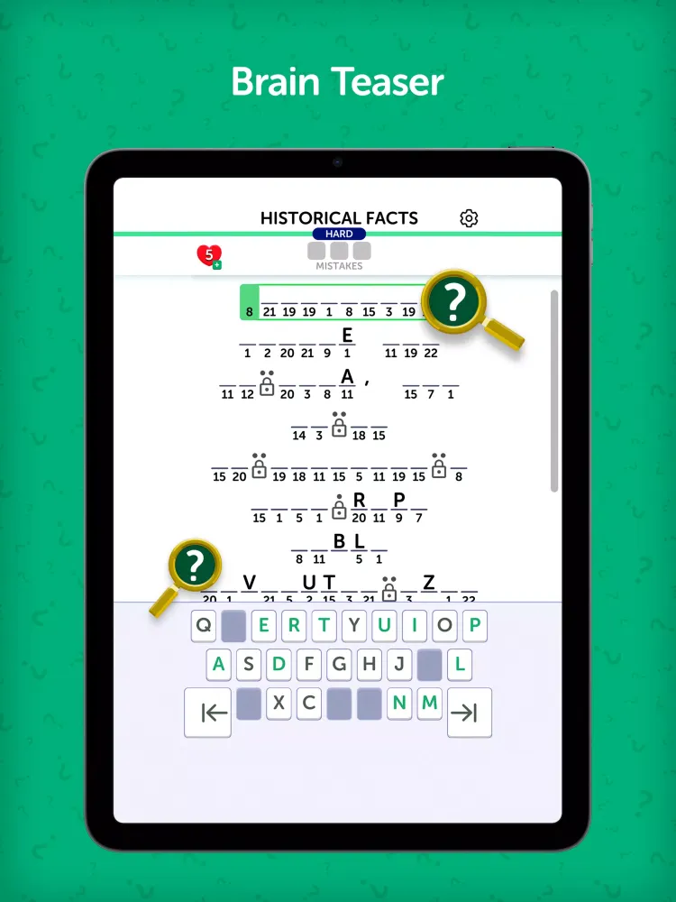 Capturas de pantalla de Cryptowords
