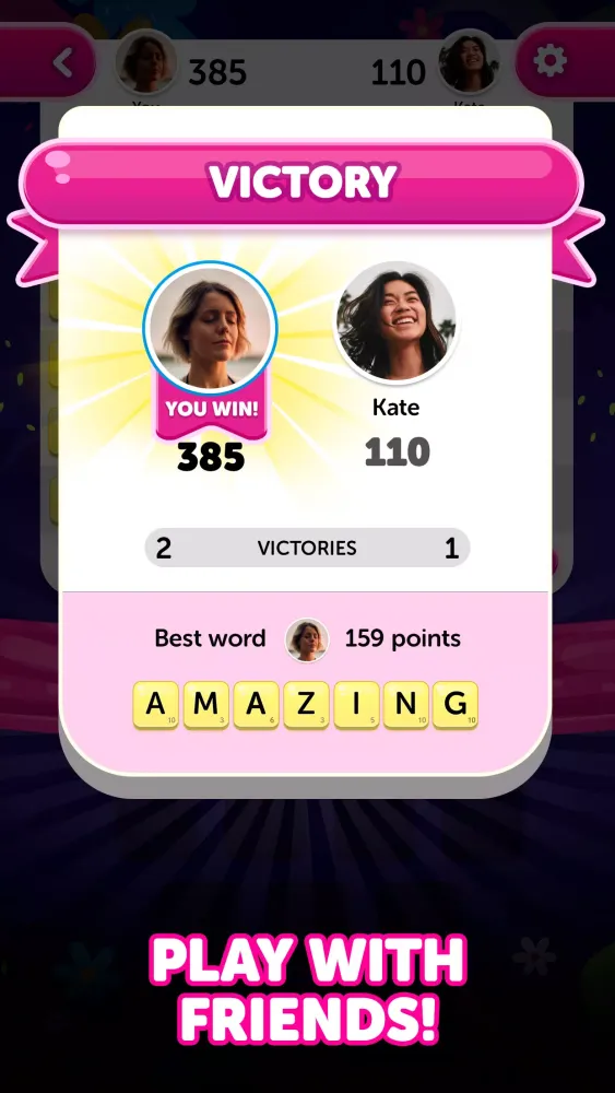 Ảnh chụp màn hình của Dice Words