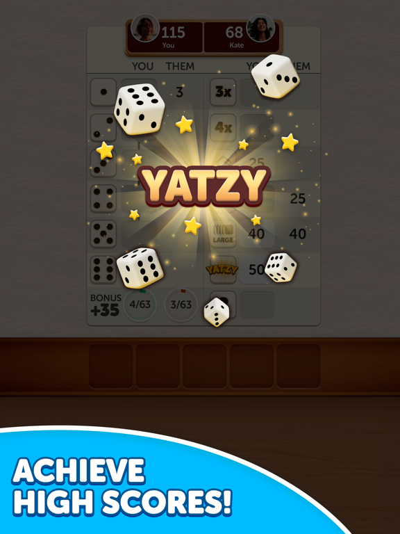 Zrzuty ekranu Dice Yatzy - Classic Fun Game iPad 