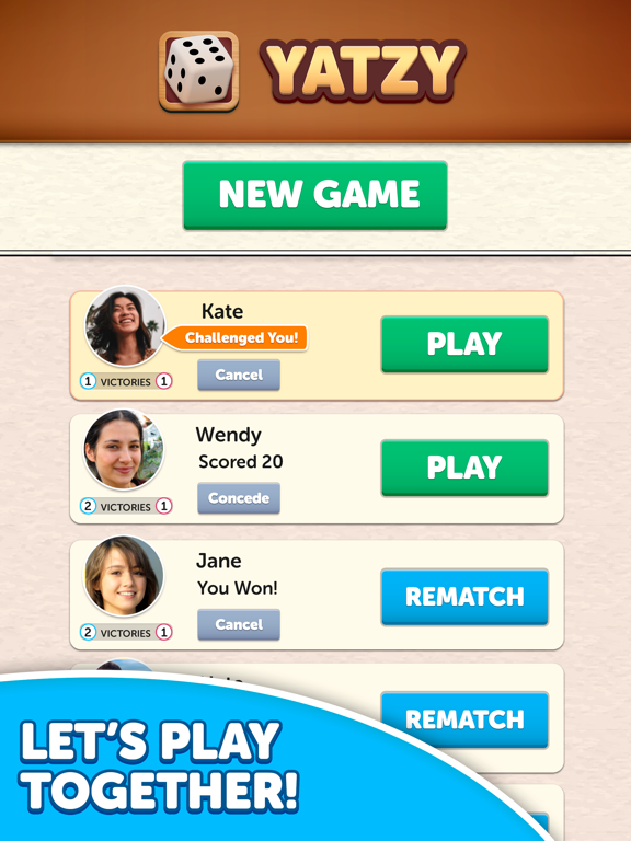Zrzuty ekranu Dice Yatzy - Classic Fun Game iPad 