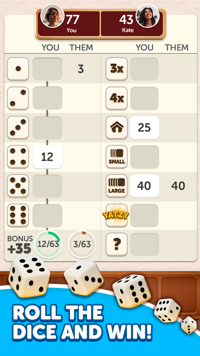 Zrzuty ekranu Dice Yatzy - Classic Fun Game