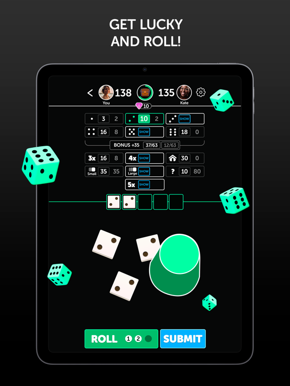 Lucky Rollers iPad  স্ক্রিনশট