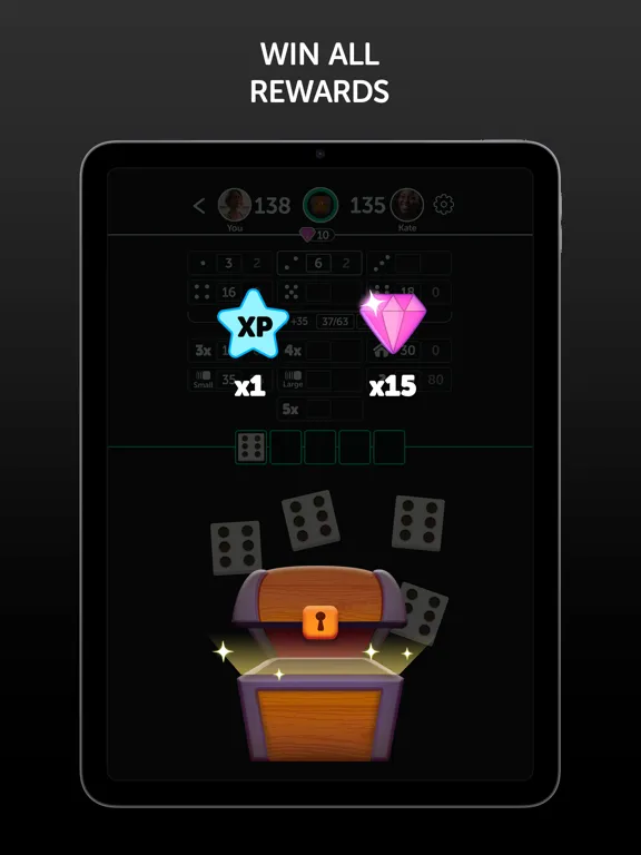 ภาพหน้าจอของ Lucky Rollers iPad 