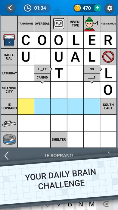 Скриншоты Daily Crossword Arrow Solo