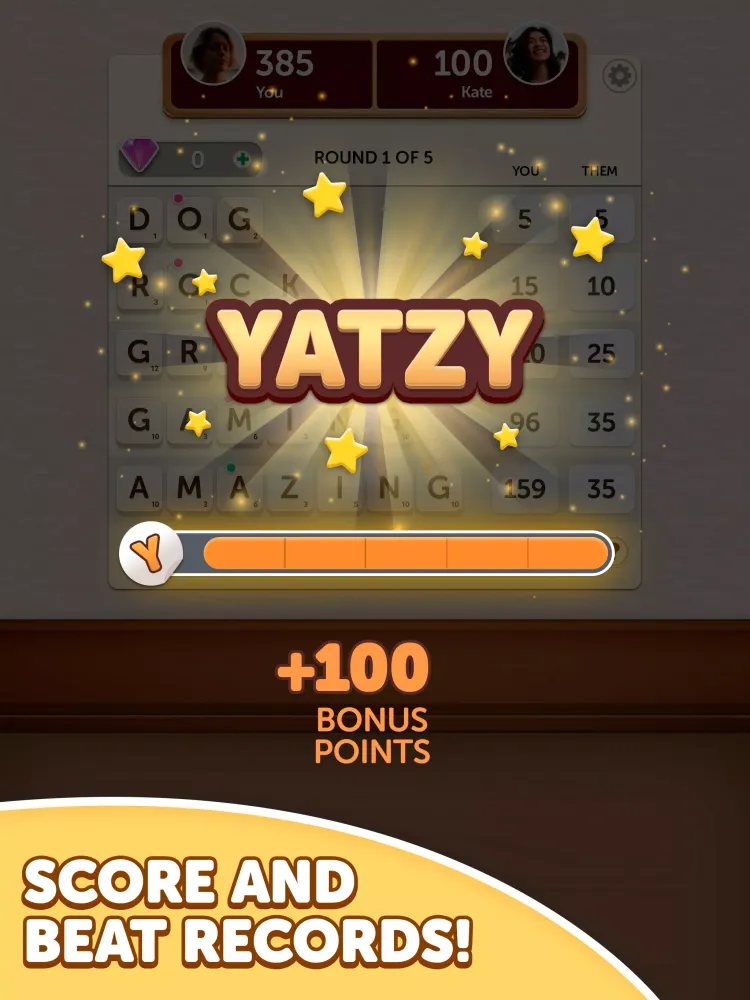 Word Yatzy - Fun Word Puzzler應用截圖
