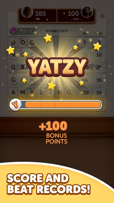 Ảnh chụp màn hình của Word Yatzy - Fun Word Puzzler