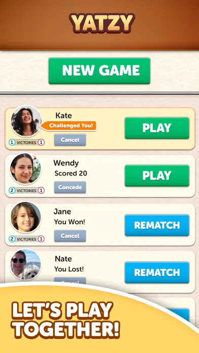 Ảnh chụp màn hình của Word Yatzy - Fun Word Puzzler