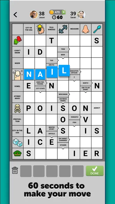 Capturas de tela do Wordgrams - Crossword & Puzzle
