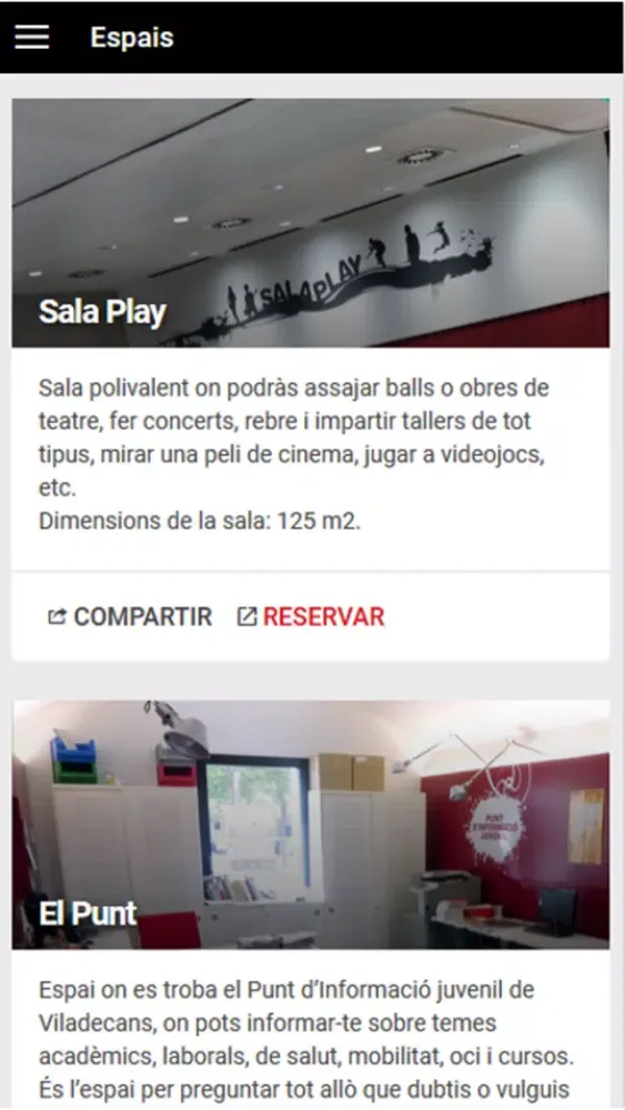 Capturas de pantalla de VILADECANS JOVE APP