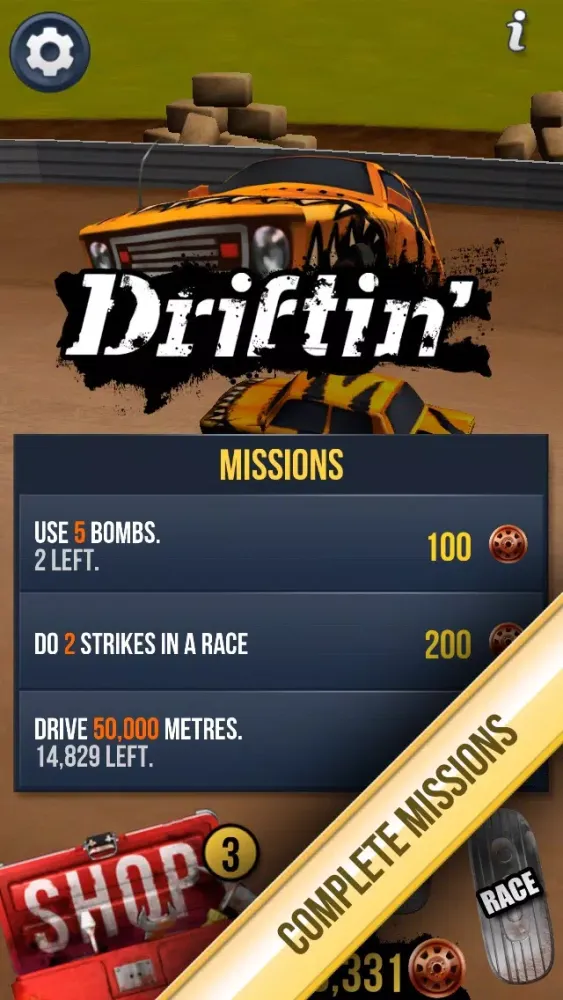 Ảnh chụp màn hình của Driftin'