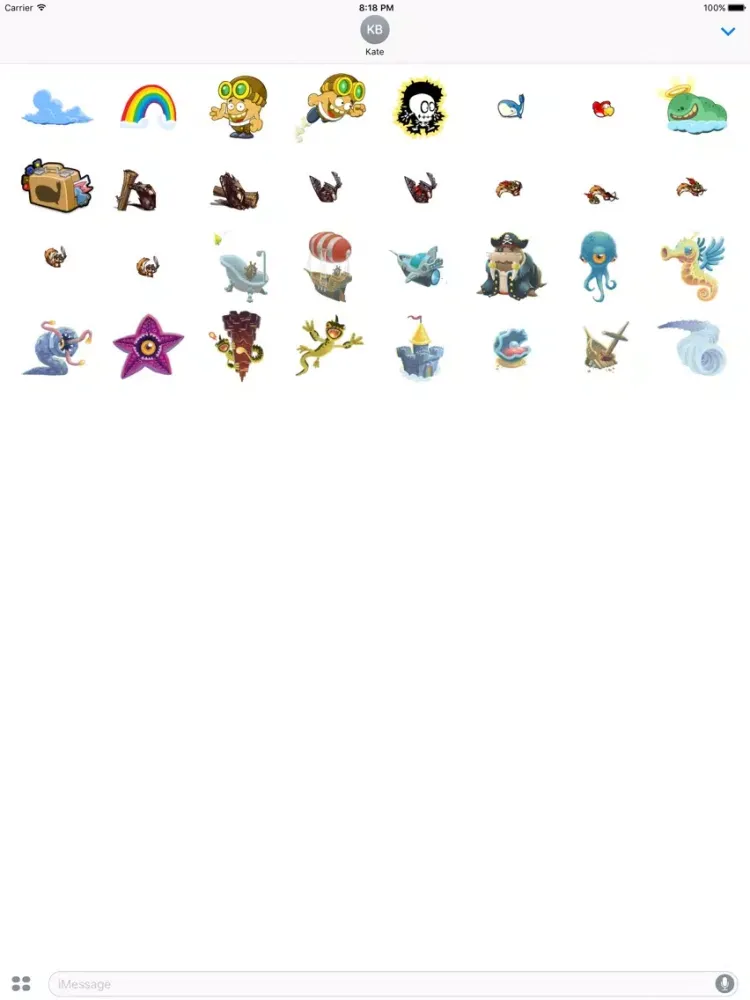 Funday Stickers iPad  Screenshots