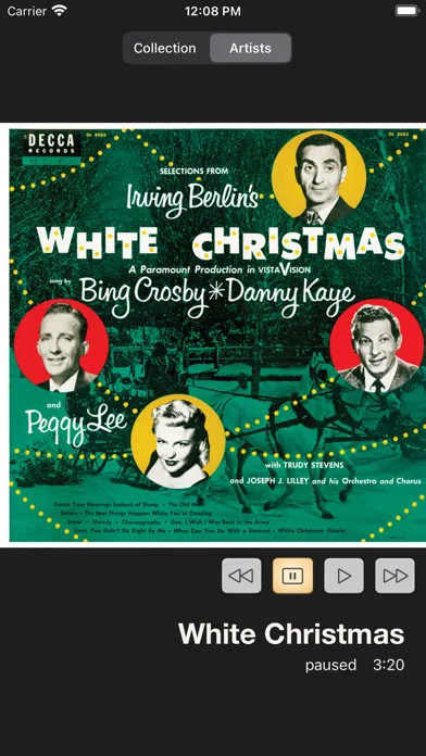 Tangkapan skrin Classic Christmas Albums