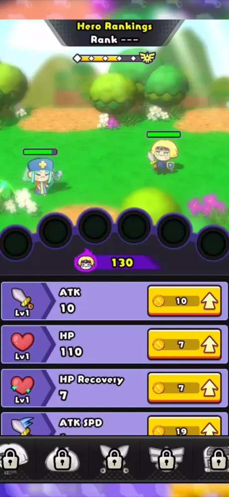 Ranking of Heroes: Idle Game Screenshots
