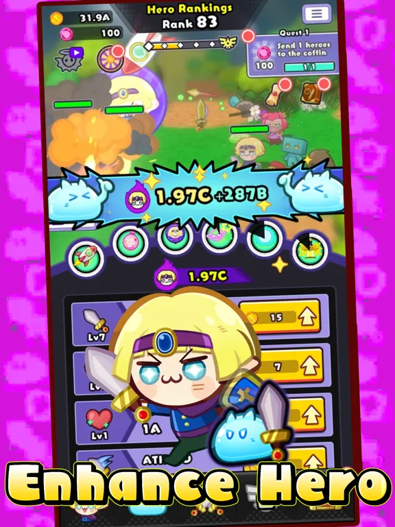 صور Ranking of Heroes: Idle Game iPad 