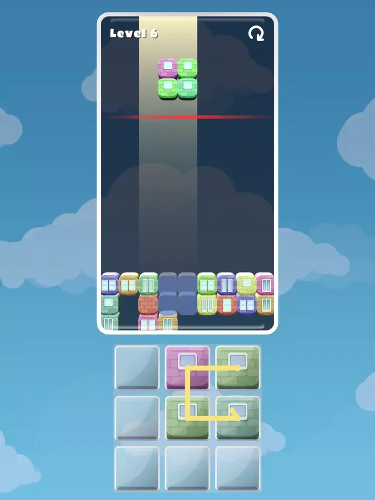 Tetris Draw iPad  स्क्रीनशॉट