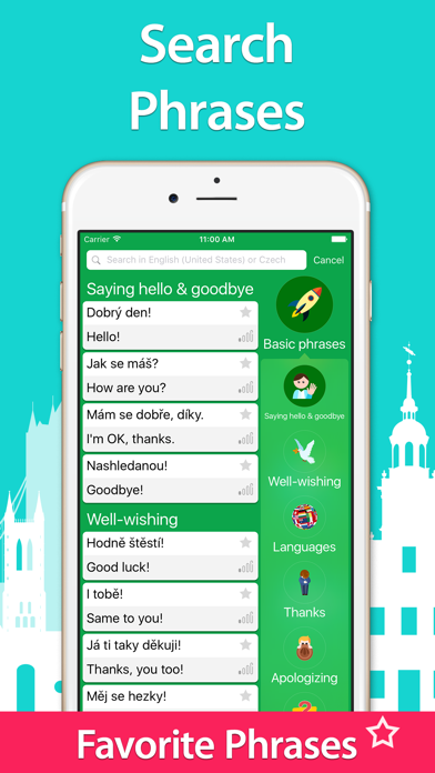 5000 Phrases - Learn Czech Language for Free Ekran Görüntüleri