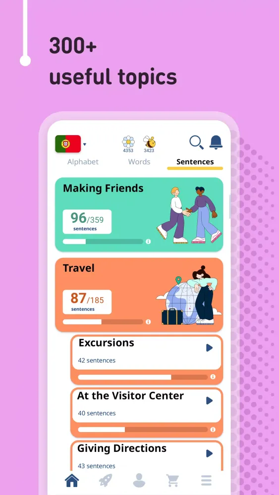 Learn Portuguese - 11000 Words應用截圖