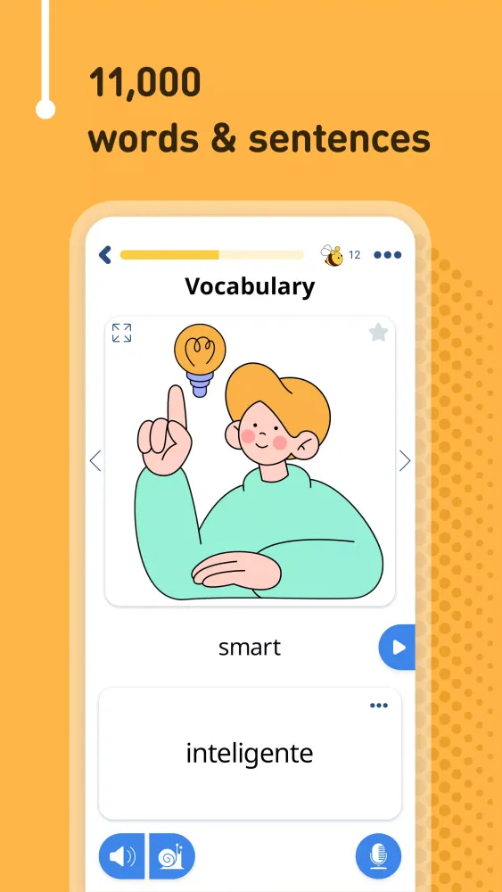 Tangkapan skrin Learn Spanish - 11,000 Words