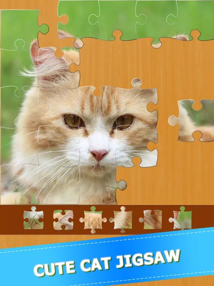 Capturas de pantalla de Cat Kitten Kitty Pet Jigsaw Puzzle Sliding Game iPad 