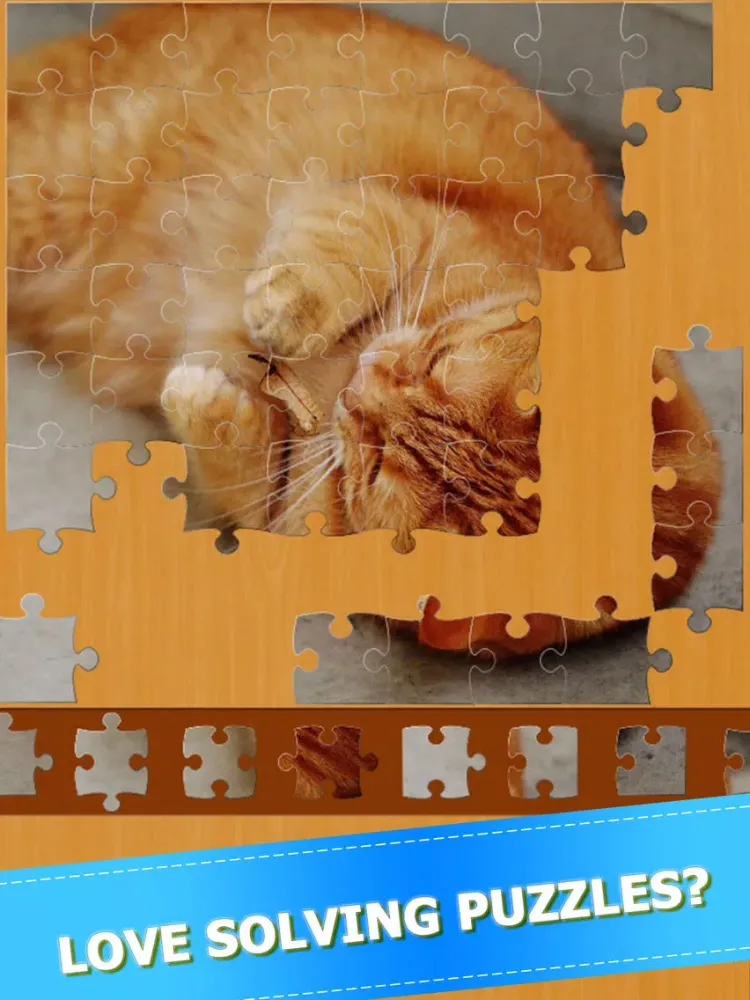 Capturas de pantalla de Cat Kitten Kitty Pet Jigsaw Puzzle Sliding Game iPad 