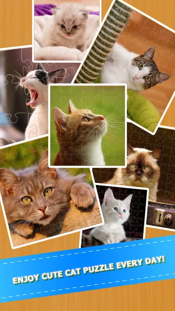 Capturas de pantalla de Cat Kitten Kitty Pet Jigsaw Puzzle Sliding Game