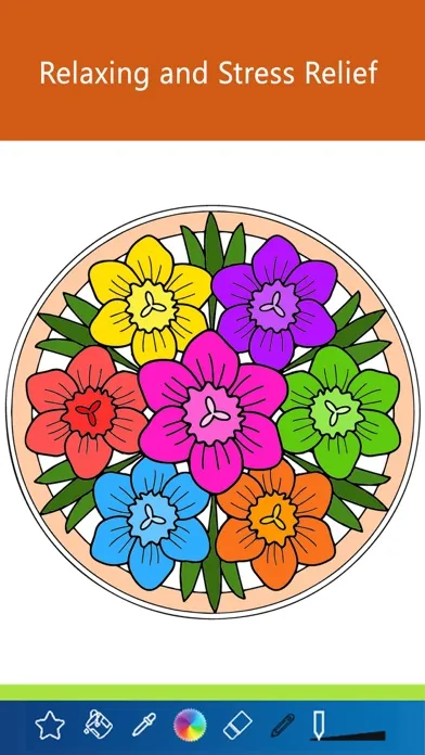 صور Coloring Book for Adults : Free Mandalas Adult Coloring Book & Anxiety Stress Relief Color Therapy Pages