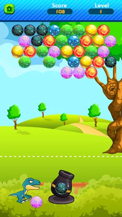 Capturas de tela do Dinosaur Shooting Games Dino Eggs Bubble Shooter