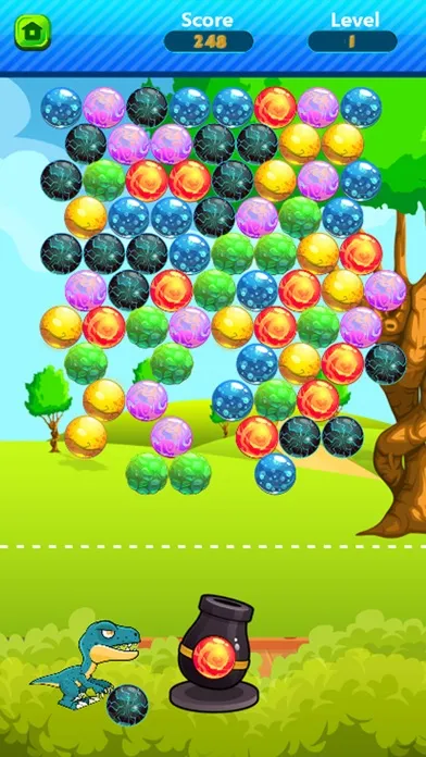 Capturas de tela do Dinosaur Shooting Games Dino Eggs Bubble Shooter