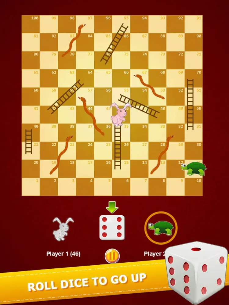 Captures d'écran de Flashy Snake And Ladders Game Two Player Classic iPad 