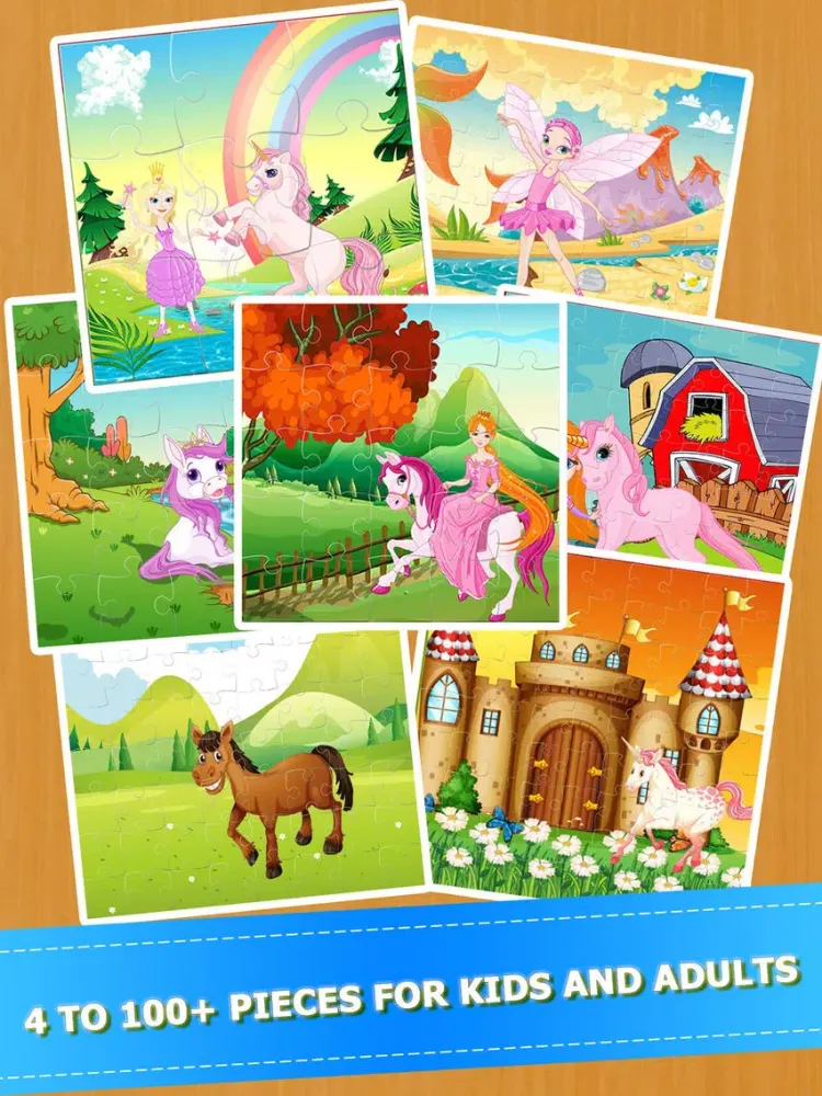 My little Horse Pony Jigsaw Puzzles Game for Girls iPad  スクリーンショット