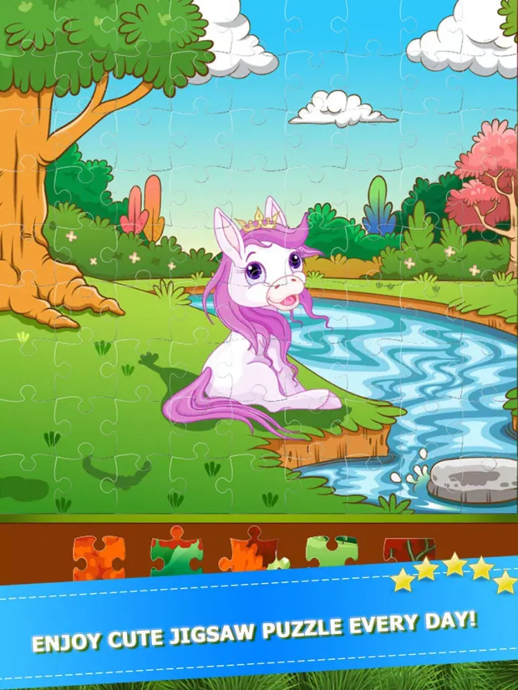 My little Horse Pony Jigsaw Puzzles Game for Girls iPad  スクリーンショット