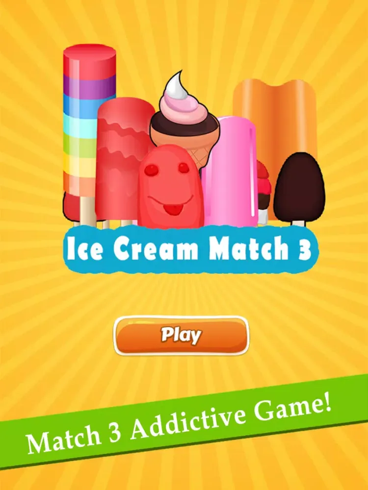 ภาพหน้าจอของ Ice Cream Match 3 Puzzles : Free Fun Games for Girls & Kids iPad 