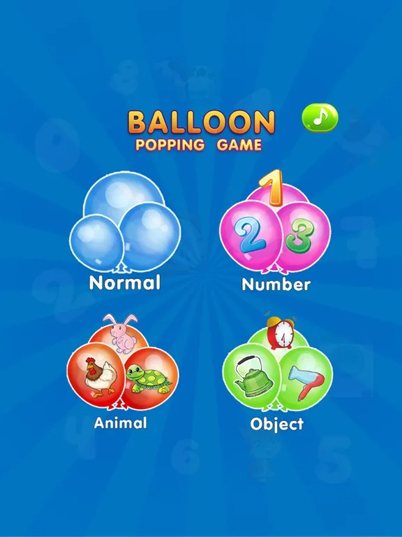 Captures d'écran de Circus Animal Balloon Popping iPad 