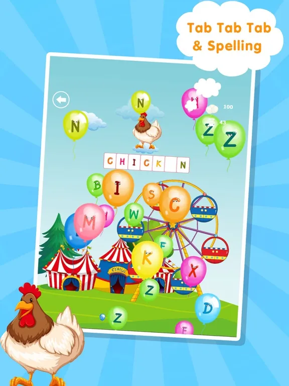 Captures d'écran de Circus Animal Balloon Popping iPad 