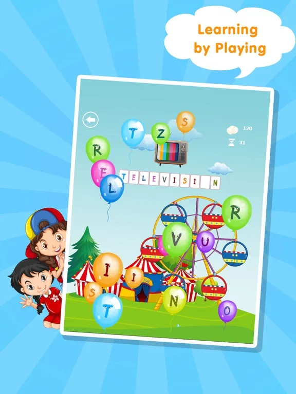 Captures d'écran de Circus Animal Balloon Popping iPad 