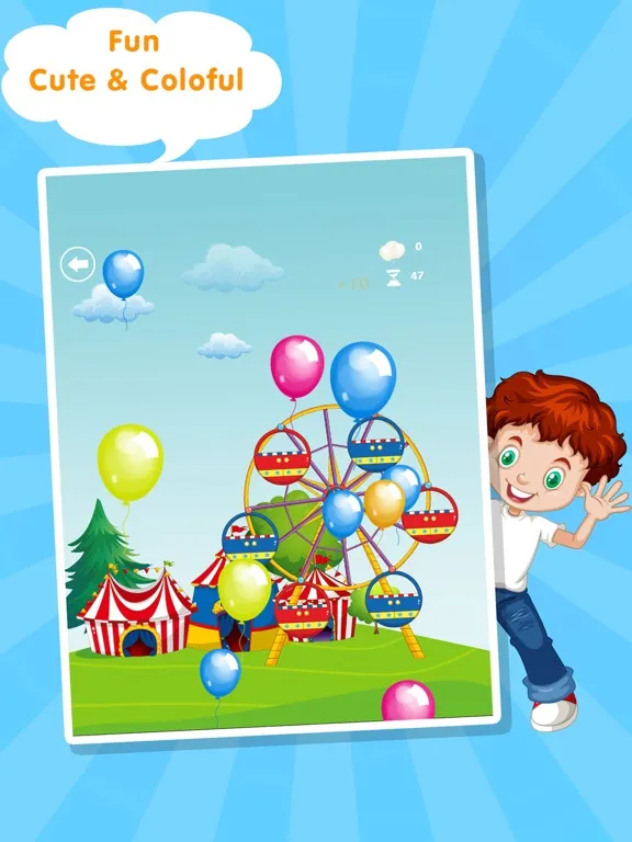 Captures d'écran de Circus Animal Balloon Popping iPad 