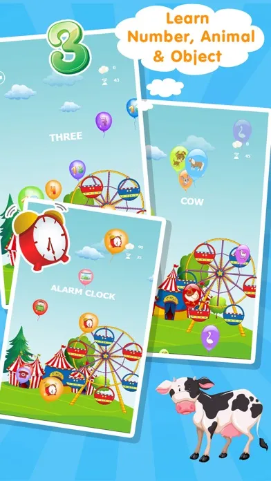 Captures d'écran de Circus Animal Balloon Popping