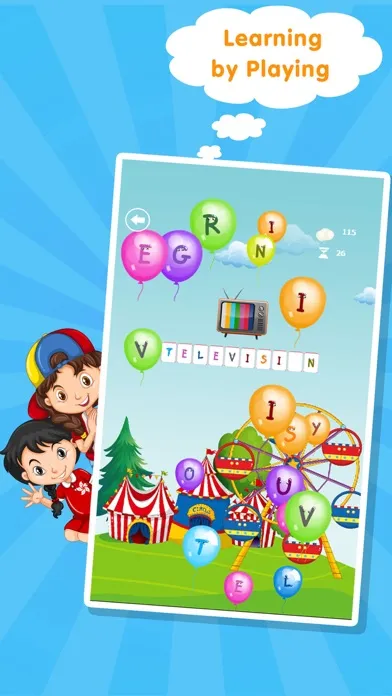Captures d'écran de Circus Animal Balloon Popping