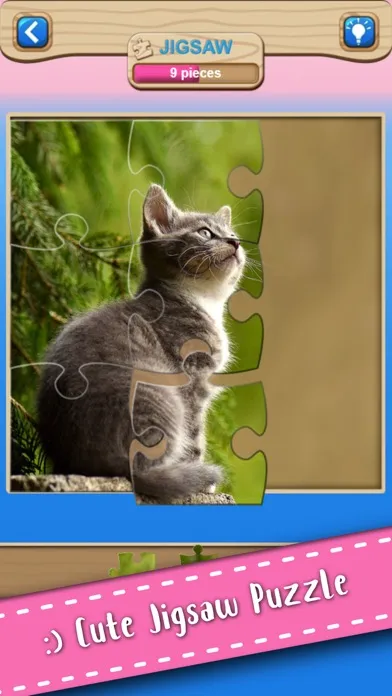 تصاویر Cute Kitten Cat Jigsaw Puzzle