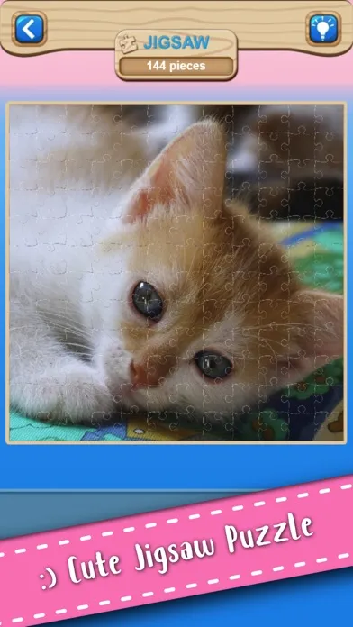 تصاویر Cute Kitten Cat Jigsaw Puzzle