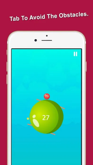 Spinning Circle Red Bouncing Balls Jump Screenshots